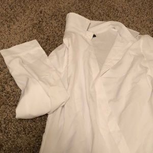 White button down